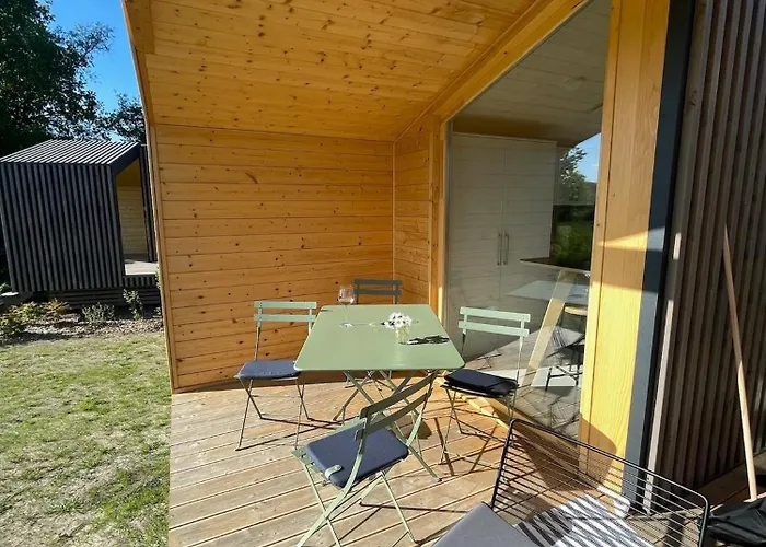 Hébergement de vacances 203-modernes Tiny House An Der Elbe Mit Blick Ins Gruene *